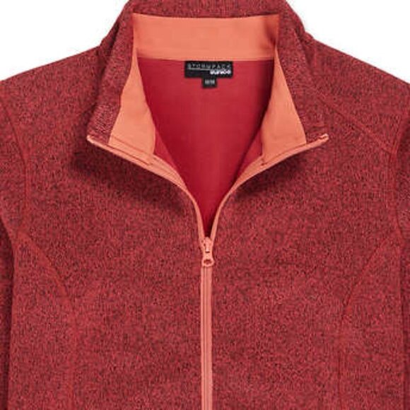 NEW Stormpack Sunice Bonded Full Zip Fleece Jacket | Red - Picture 4 of 8